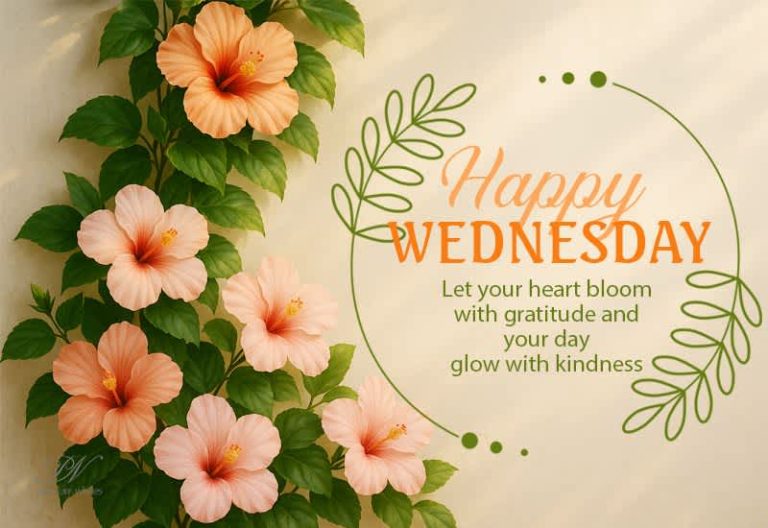 Happy Wednesday – Let your heart bloom with gratitude and your day glow with kindness