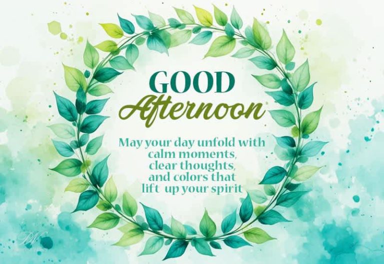 Good Afternoon Wishes