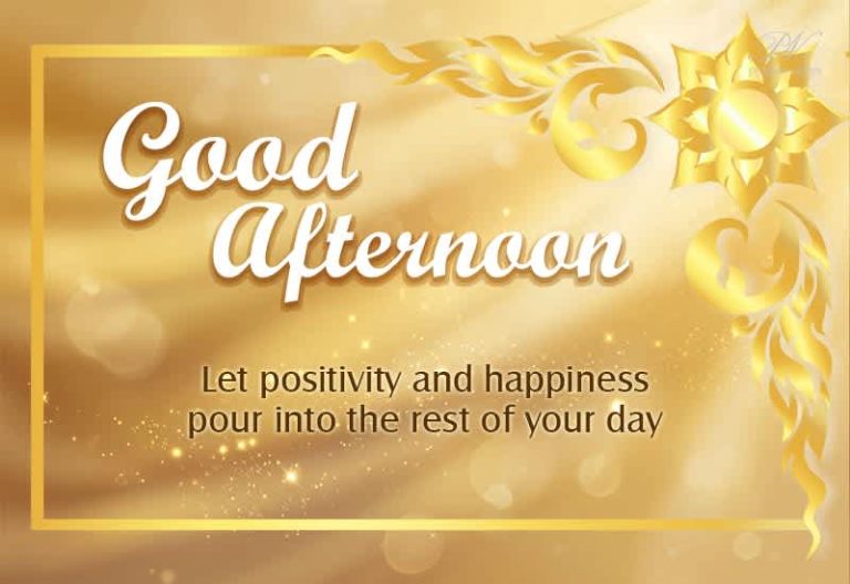 Good Afternoon Wishes