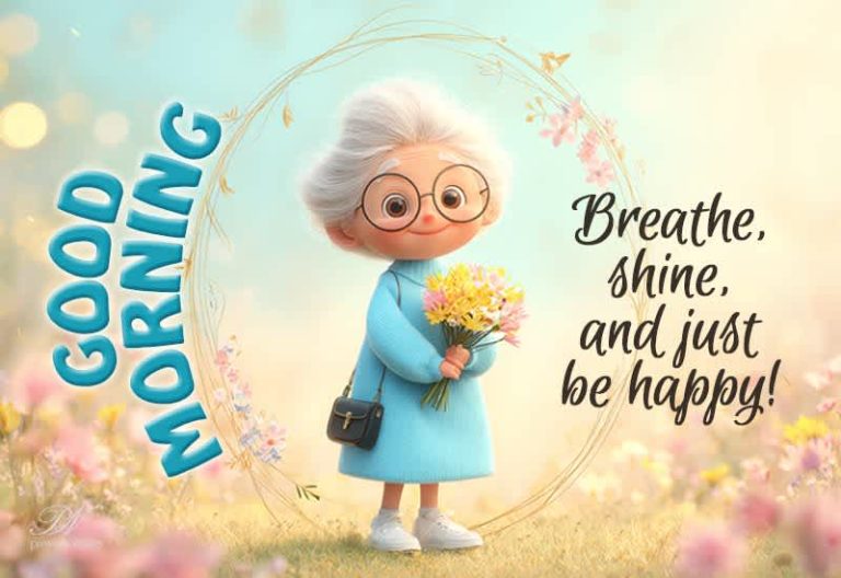 Good Morning – breathe, shine, and just be happy Good Morning – breathe, shine, and just be happy