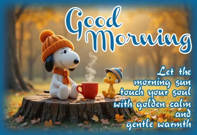 Let the morning sun touch your soul with golden calm and gentle warmth. Good morning!