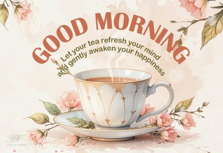 Good Morning – Let Your Tea Refresh Your Mind and Awaken Happiness