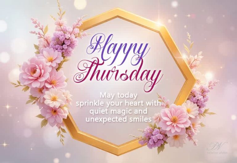Happy Thursday – Wishing You Quiet Magic and Unexpected Smiles