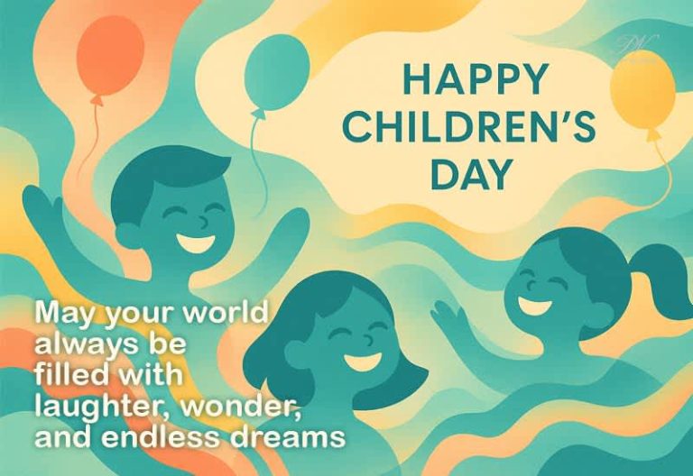Happy Children’s Day – May your world always be filled Happy Children’s Day – May your world always be filled with laughter, wonder, and endless dreams with laughter, wonder, and endless dreams