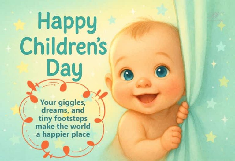 Happy Children’s Day – Your giggles, dreams and tiny footsteps make the world a happier place
