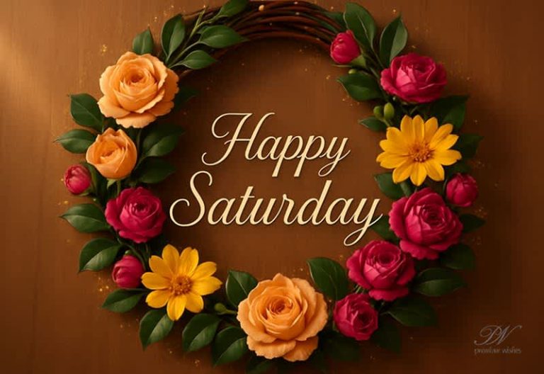 Happy Saturday – Wishing You a Day Filled With Beauty, Peace and Joy