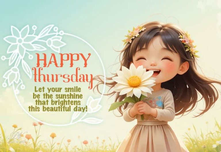 Happy Thursday – Let your smile be the sunshine that brightens this beautiful day