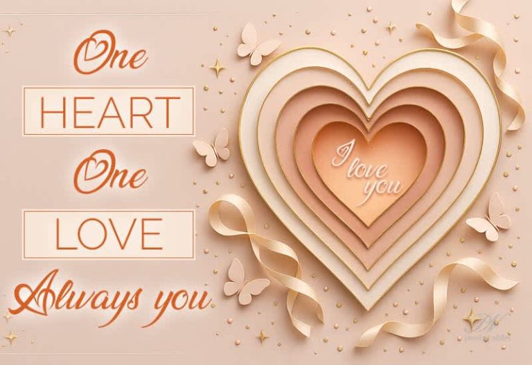 Love – One Heart One Love Always You
