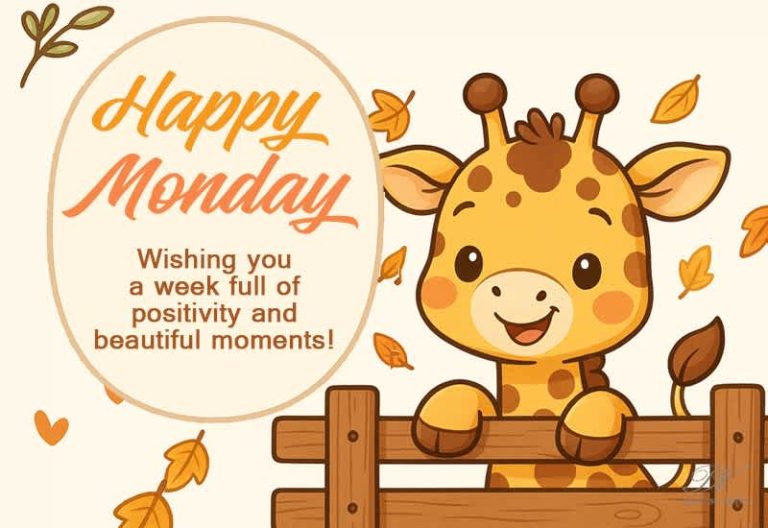 Happy Monday – Wishing you a week full of positivity and beautiful moments