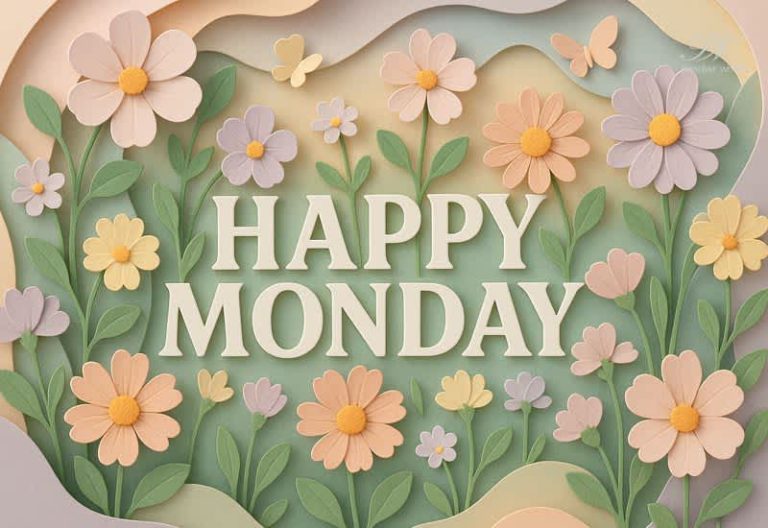 Happy Monday – Wishing You a Fresh, Bright and Beautiful Start to the Week