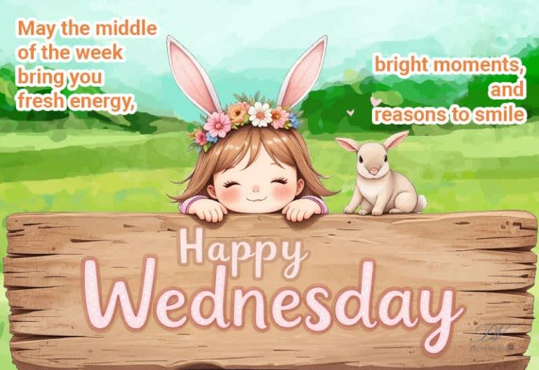 Happy Wednesday – Wishing You Fresh Energy, Bright Moments and Reasons to Smile