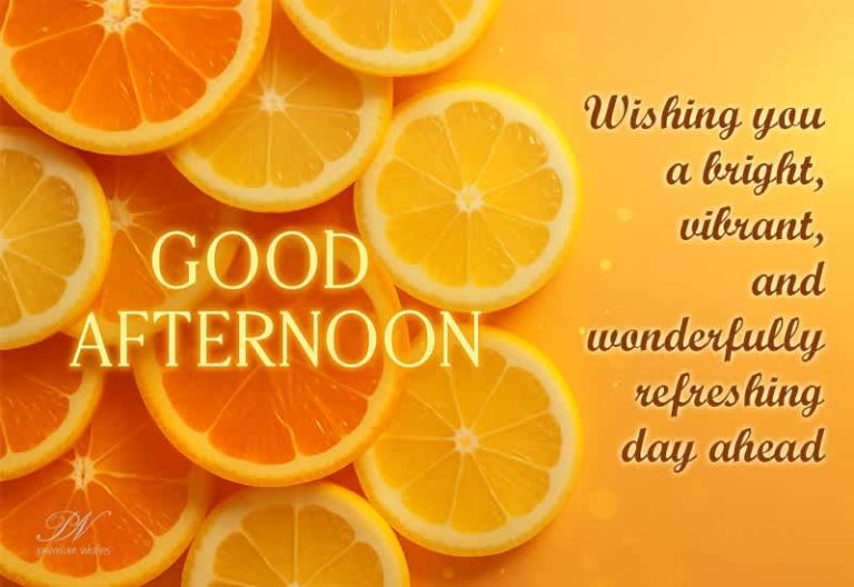 Good Afternoon Wishes