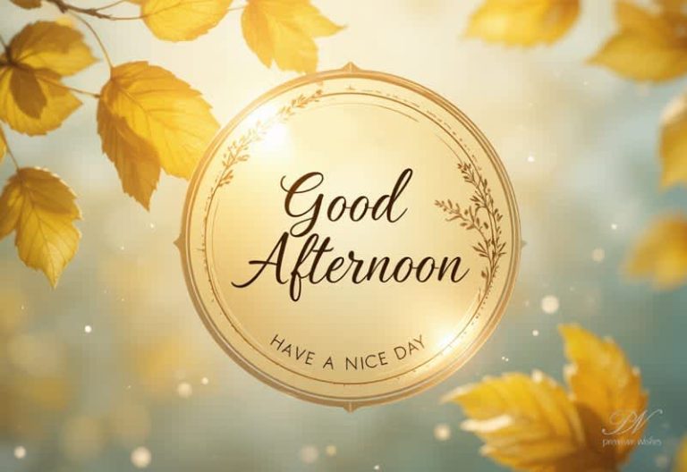 Good Afternoon Wishes