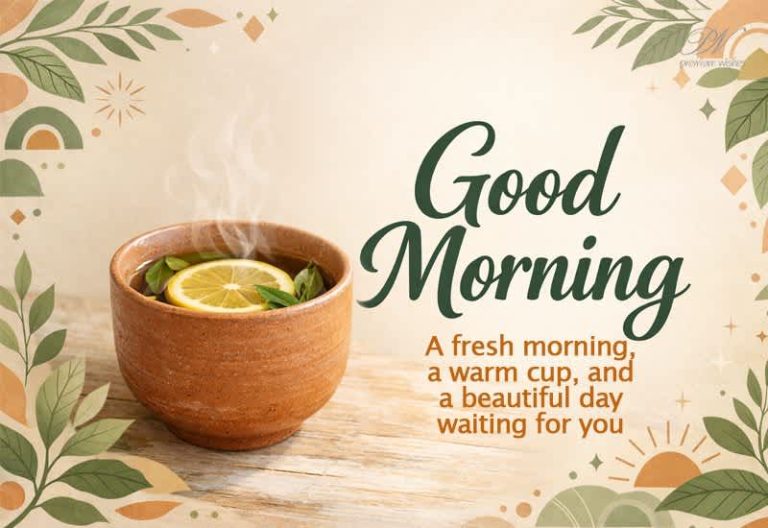 Good Morning β A Fresh Start with Warm Tea and Positive Vibes Good Morning β A Fresh Start with Warm Tea and Positive Vibes