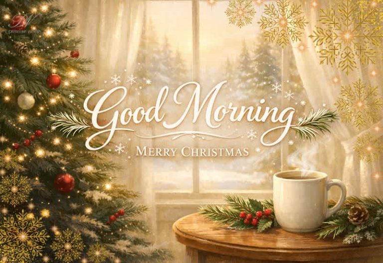 Good Morning 🎄 Merry Christmas and a Cozy Start to Your Day