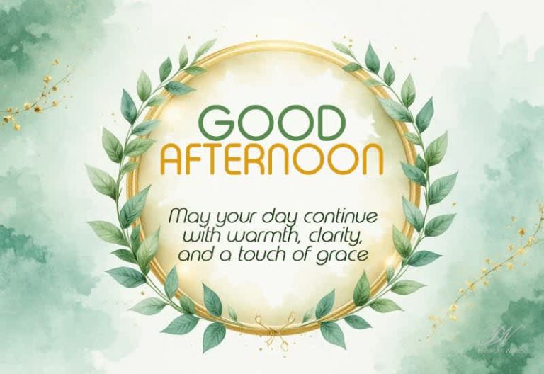 Good Afternoon Wishes