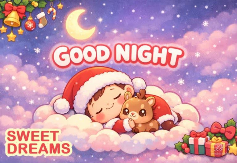 Good Night 🌙 Sweet Dreams and Peaceful Christmas Wishes