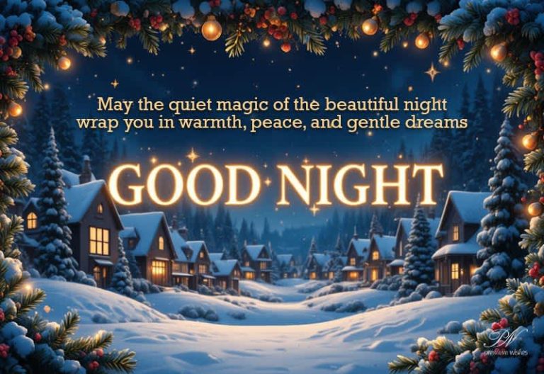 Good Night 🌙 Wrapped in Warmth, Peace, and Gentle Dreams