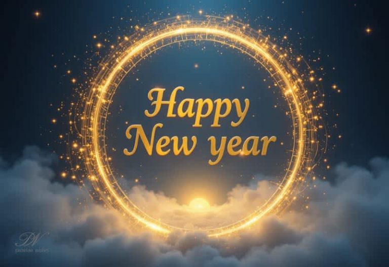 Happy New Year Wishes – A Golden Beginning Filled With Hope and Joy