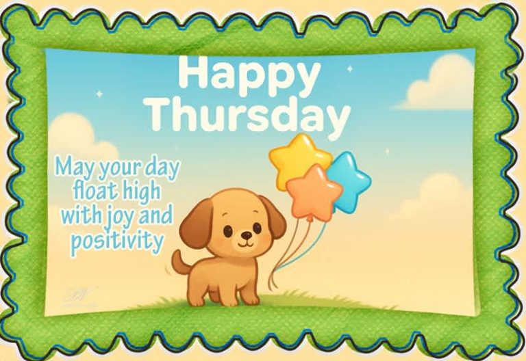 Happy Thursday – Wishing You a Day Filled with Joy and Positivity