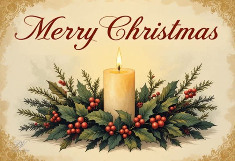 Merry Christmas – Warm Wishes of Peace, Light, and Love