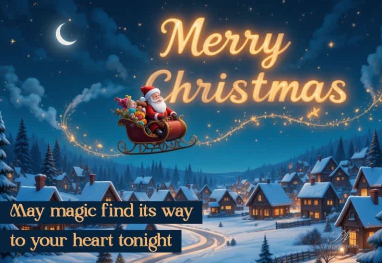 Merry Christmas – May Magic Find Its Way to Your Heart Tonight