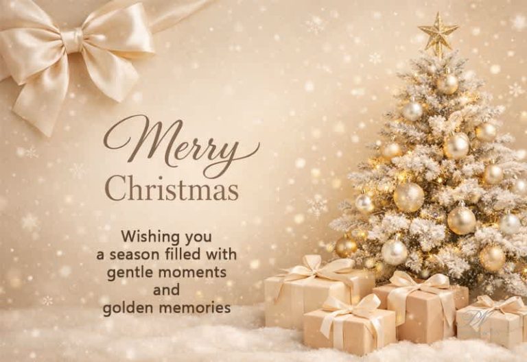 Merry Christmas 🎄 Wishing You a Season of Golden Moments
