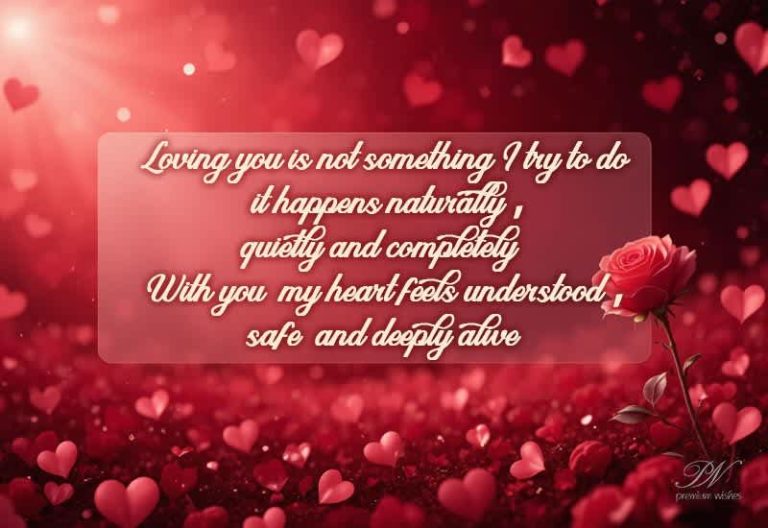 Loving You Happens Naturally – A Deep Romantic Love Quote