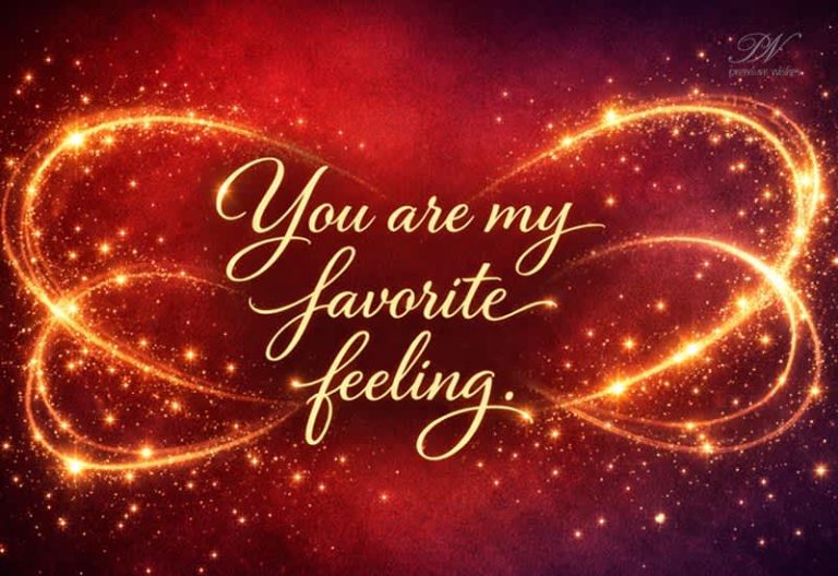 You Are My Favorite Feeling ❤️ A Beautiful Love Quote