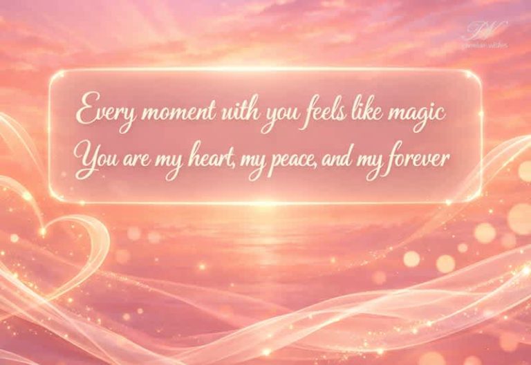 Every Moment with You Feels Like Magic 💕 A Romantic Love Quote