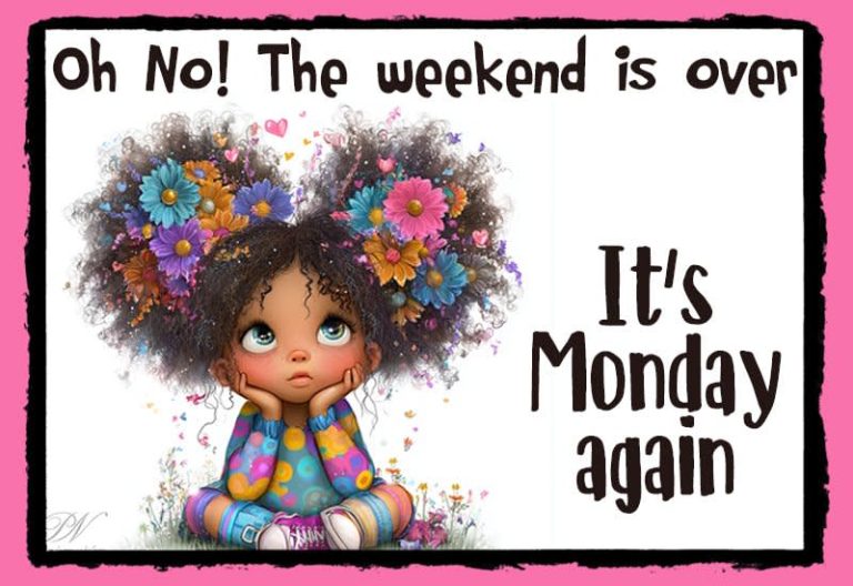Oh No, It’s Monday Again – A Cute and Relatable Start to the Week