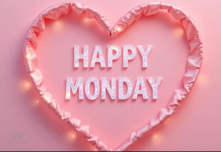 Happy Monday – Start the Week with Love, Positivity, and a Gentle Smile