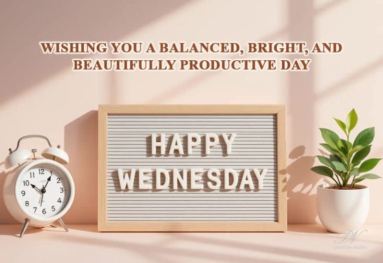 Happy Wednesday – Wishing You a Balanced, Bright & Beautifully Productive Day