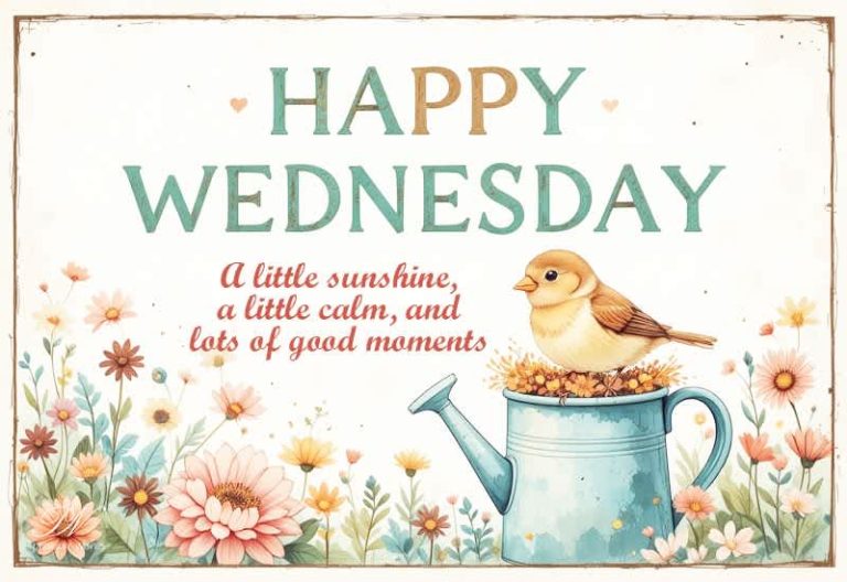 Happy Wednesday Wishes for a Calm and Beautiful Day