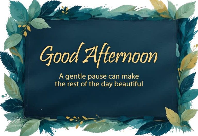 Good Afternoon Wishes
