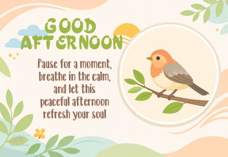 Good Afternoon Wishes