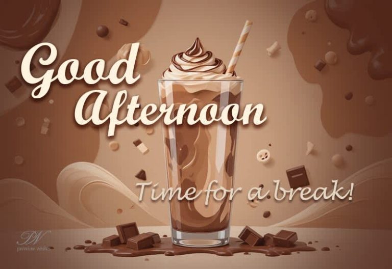 Good Afternoon Wishes – Time for a Sweet Coffee Break Good Afternoon Wishes – Time for a Sweet Coffee Break