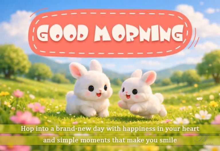 Hop Into a Brand-New Day with a Smile 🐰