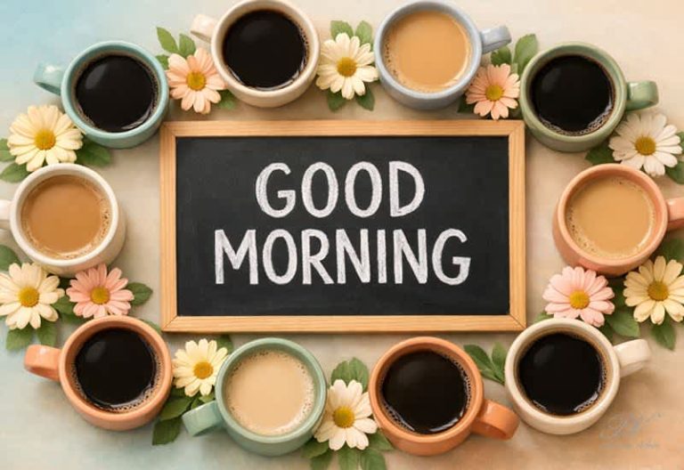 Good Morning Wishes with Coffee – A Warm and Cheerful Start to the Day