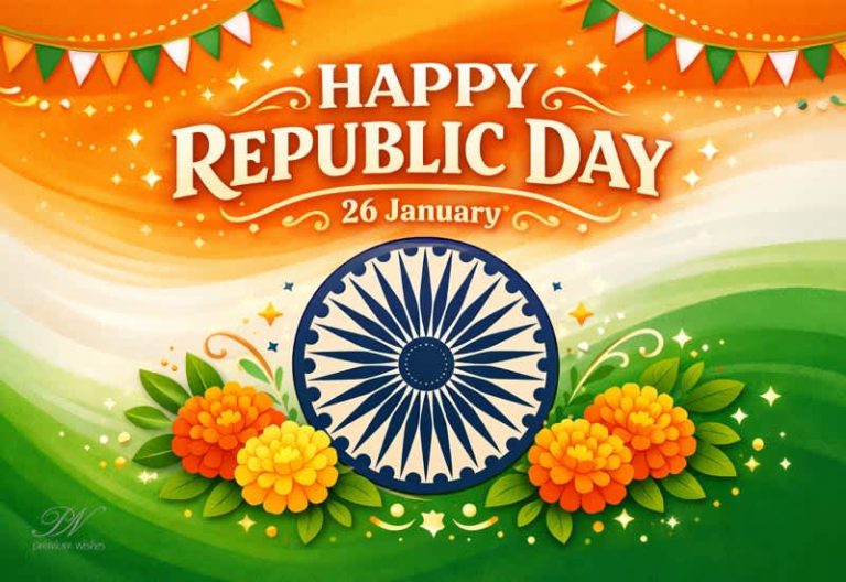 Republic Day Greetings with Tricolour Pride Republic Day Greetings with Tricolour Pride