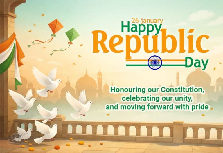 26 January Happy Republic Day Wishes – Honouring Unity & the Constitution 26 January Happy Republic Day Wishes – Honouring Unity & the Constitution