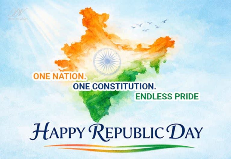 One Nation, One Constitution – Happy Republic Day Wishes with Endless Pride One Nation, One Constitution – Happy Republic Day Wishes with Endless Pride