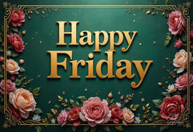 Happy Friday – Welcome the Joy of the Weekend