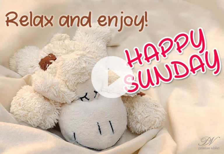 Happy Sunday 🌸 Relax and Enjoy a Peaceful Day