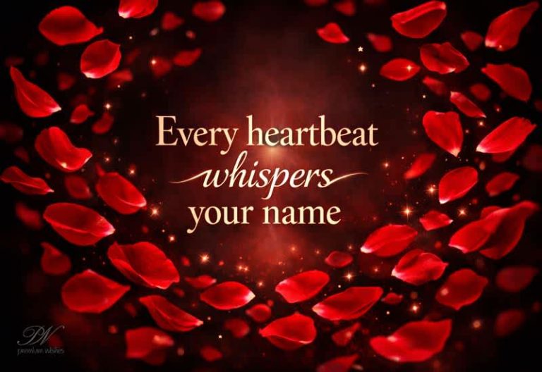 Every Heartbeat Whispers Your Name ❤️