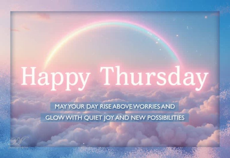 Happy Thursday Wishes | Rise Above Worries and Glow with Quiet Joy Happy Thursday Wishes | Rise Above Worries and Glow with Quiet Joy