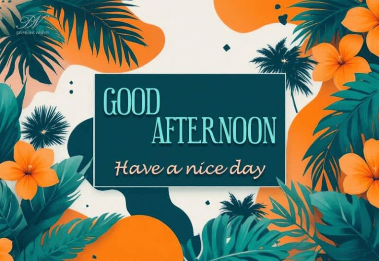 Good Afternoon Wishes