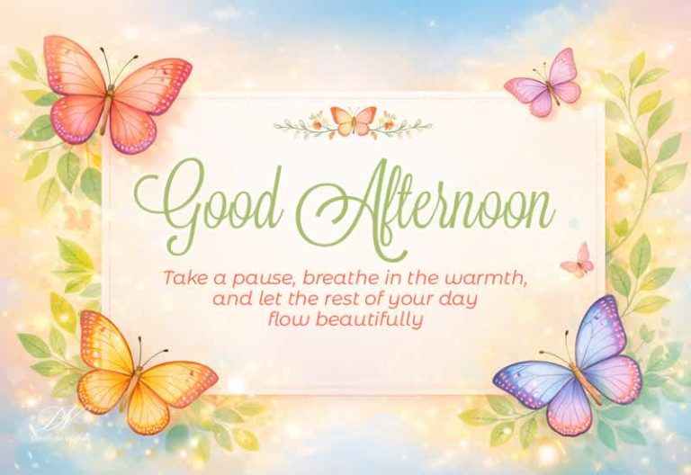 Good Afternoon Wishes