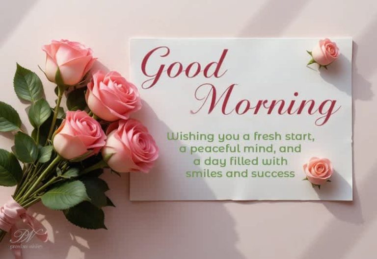 Good Morning Wishes – Fresh Start Filled with Smiles and Success