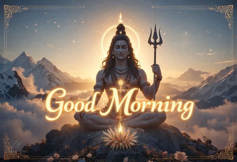 Good Morning Lord Shiva Wishes – Divine Morning Blessings Images